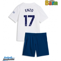 Manchester City Enzo Fernandez #17 Tredjedraktsett Barn 2026-27 Kortermet (+ Korte bukser)